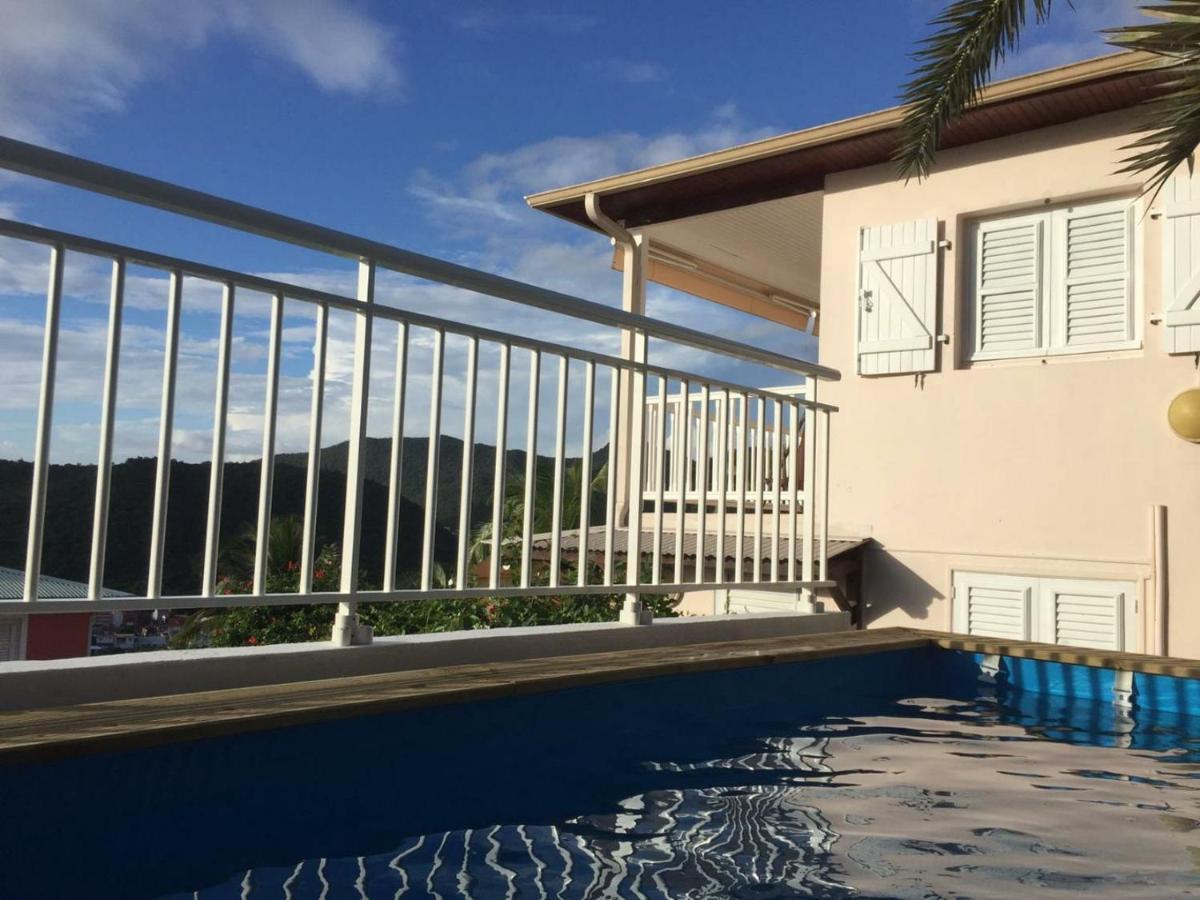 Rose Phoenix Rez-De-Jardin Piscine Et Vue Mer Les Anses-d'Arlets Exterior photo