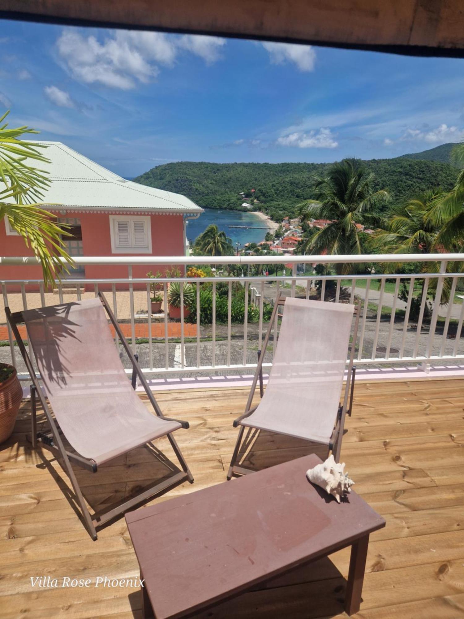 Rose Phoenix Rez-De-Jardin Piscine Et Vue Mer Les Anses-d'Arlets Exterior photo